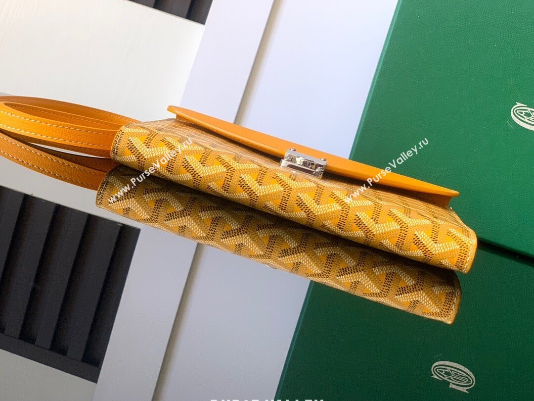 Goyard Chypre Wallet-Pouch Mini bag Yellow 2024 GY8063 (ZHANG-240927072)