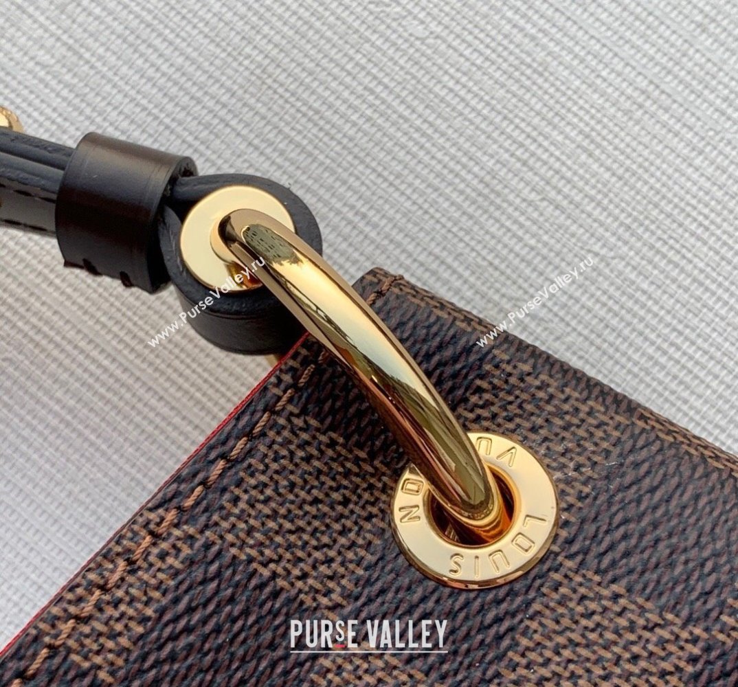 Louis Vuitton Graceful PM Hobo Bag in Damier Ebene Canvas N44044 2022 (K-220307056)