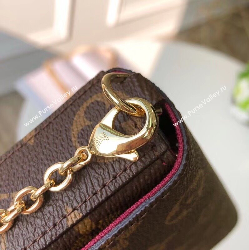 Louis Vuitton Pochette Felicie Chain Wallet WOC M61276 Monogram Canvas (KI-240218058)