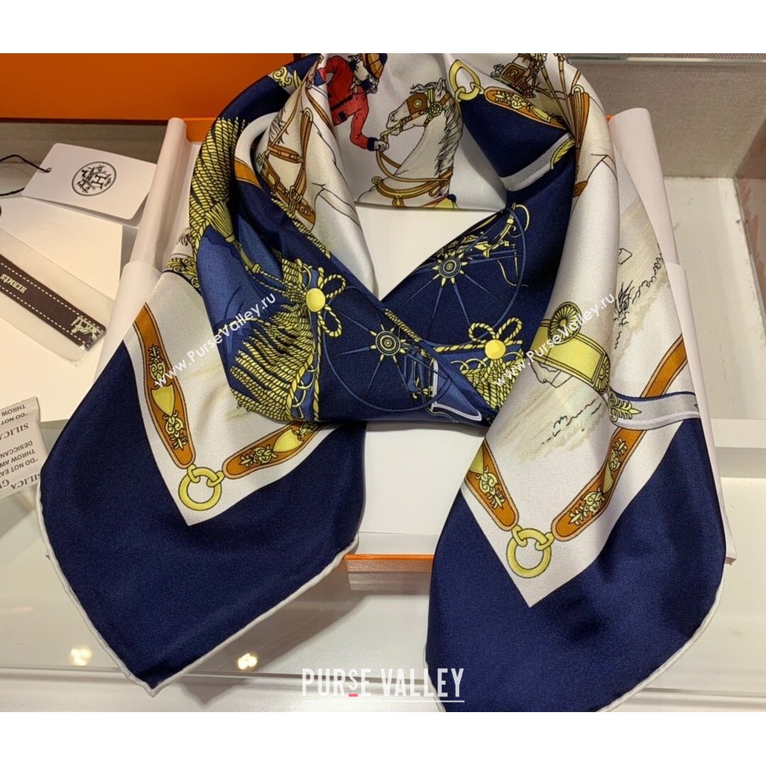 Hermes Twilly Silk Square Scarf 90x90cm White 2021 21 (WNS-21081806)