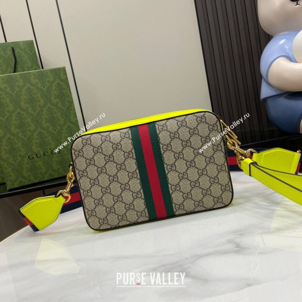 Gucci Ophidia GG Small Crossbody Bag 752591 Green 2024 (XLU-24042403)