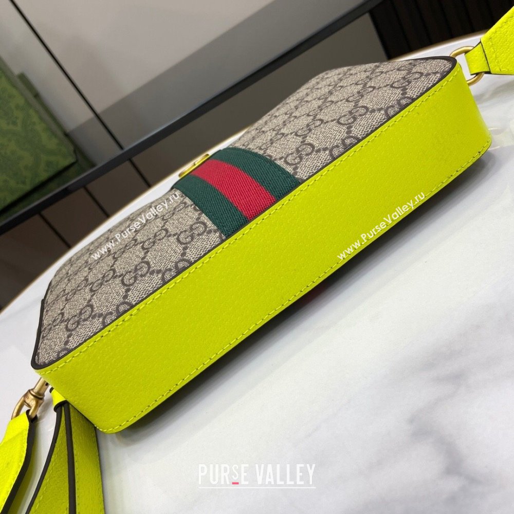 Gucci Ophidia GG Small Crossbody Bag 752591 Green 2024 (XLU-24042403)