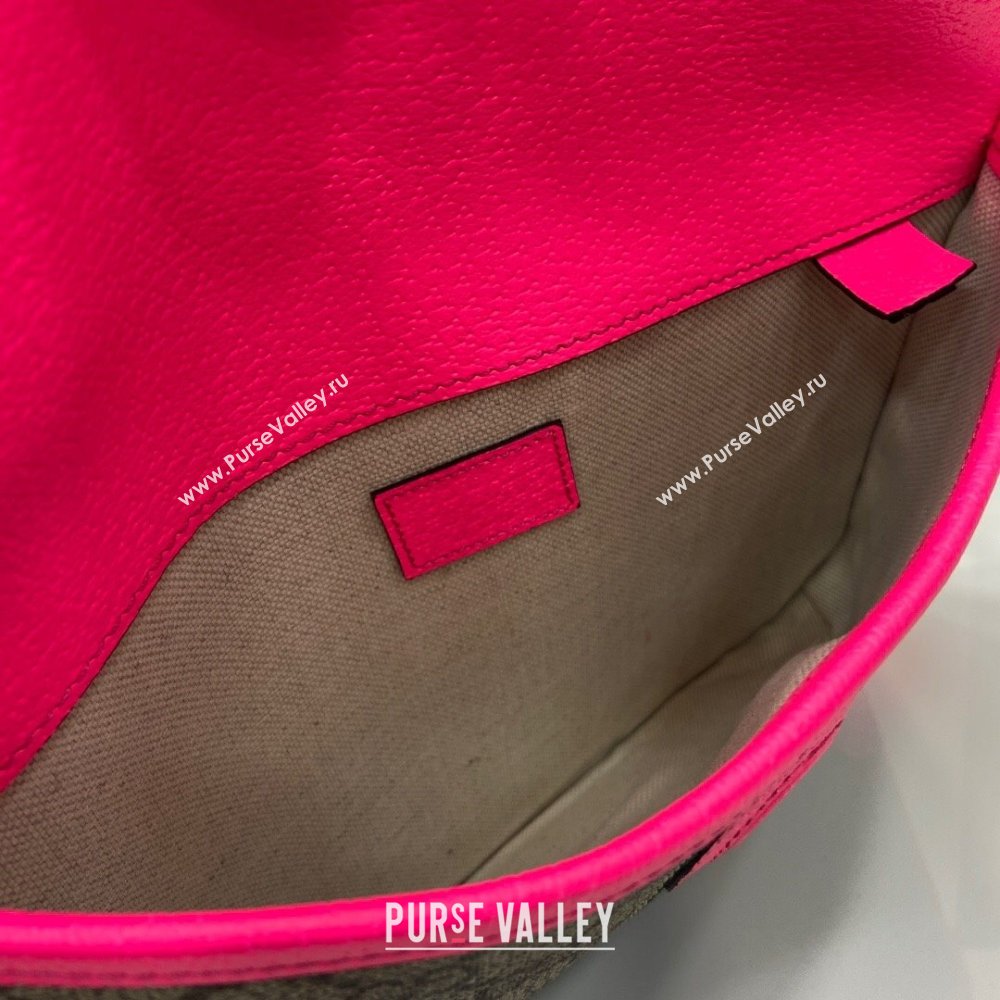 Gucci Ophidia GG Small Belt Bag 752597 Fuchsia 2024 (XLU-24042405)