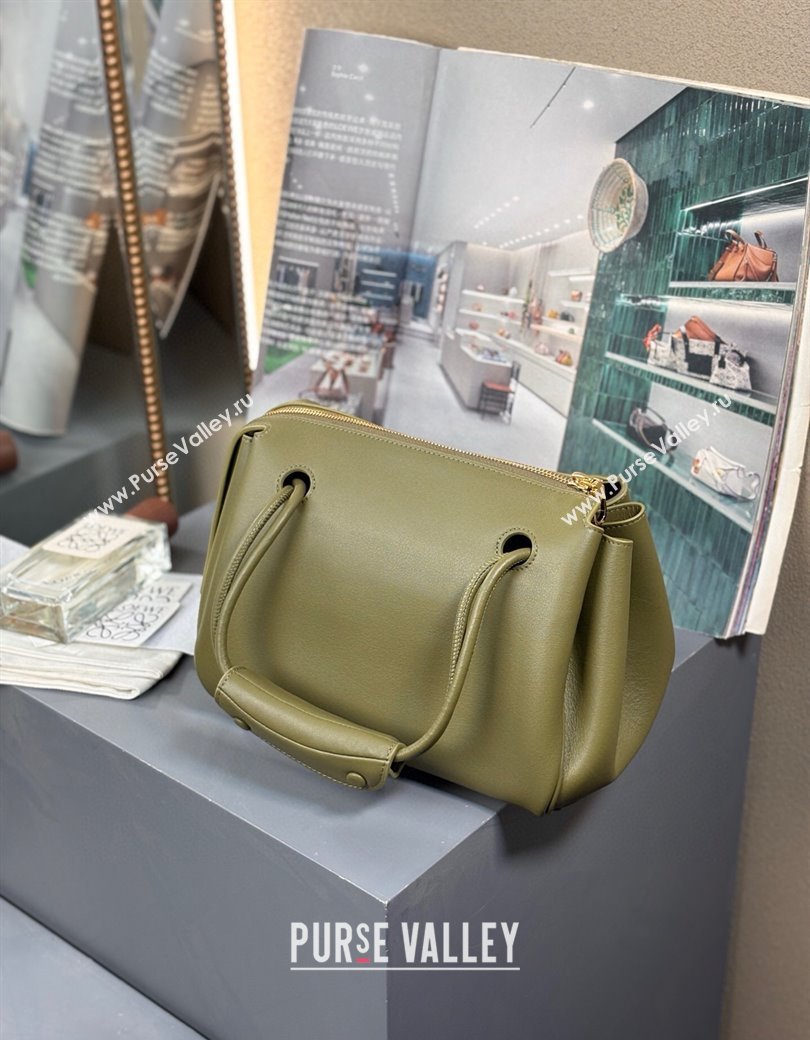 Loewe Small Madrid bag in supple calfskin Green 2025 012452 (nana-250925040)