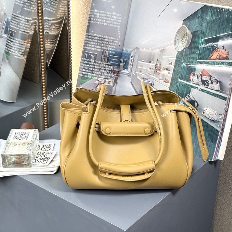 Loewe Small Madrid bag in supple calfskin Yellow 2025 012452 (nana-250925041)
