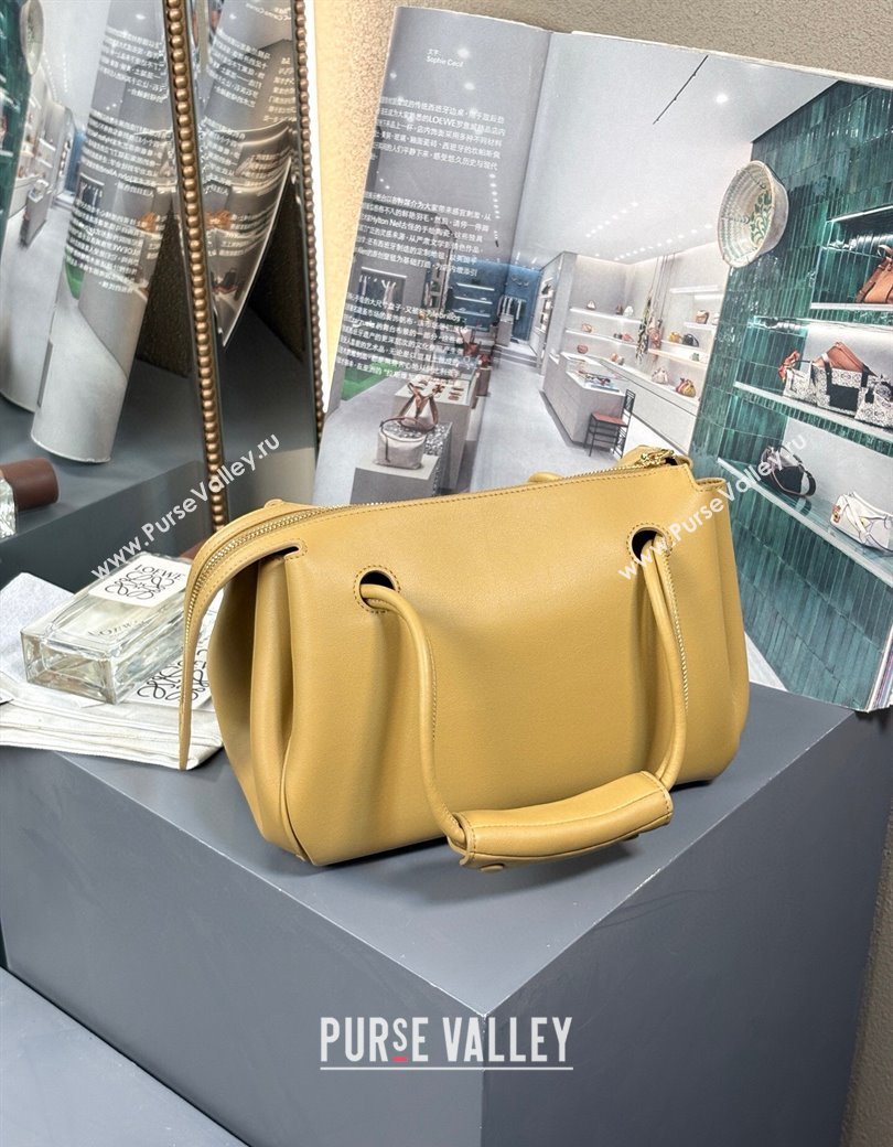 Loewe Small Madrid bag in supple calfskin Yellow 2025 012452 (nana-250925041)