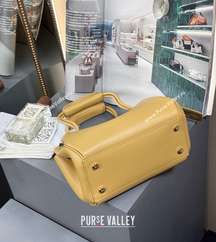 Loewe Small Madrid bag in supple calfskin Yellow 2025 012452 (nana-250925041)