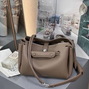 Loewe Small Madrid bag in supple calfskin Taupe 2025 012452 (nana-250925042)