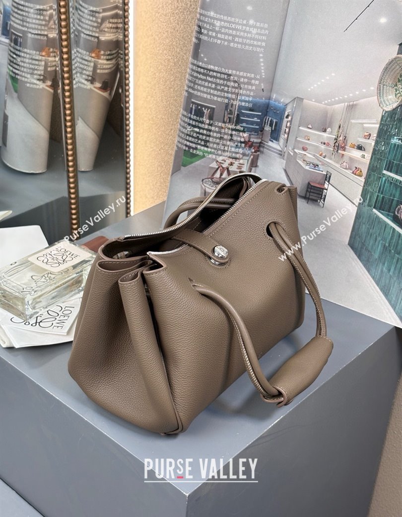 Loewe Small Madrid bag in supple calfskin Taupe 2025 012452 (nana-250925042)