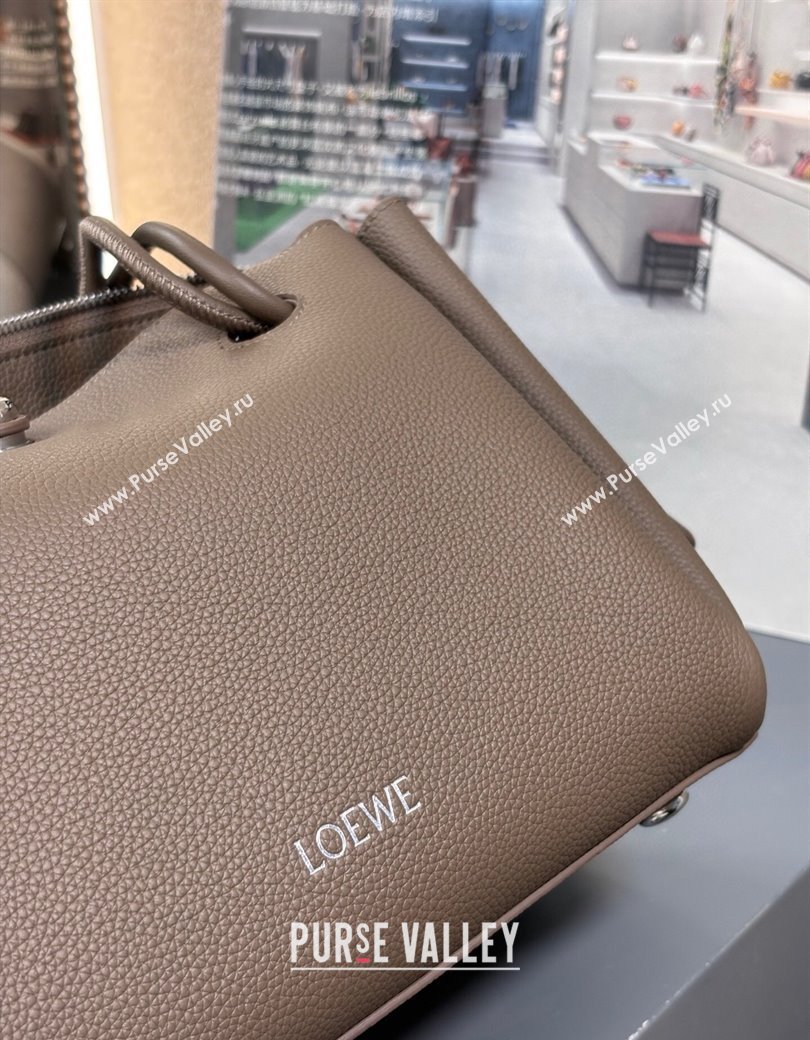 Loewe Small Madrid bag in supple calfskin Taupe 2025 012452 (nana-250925042)