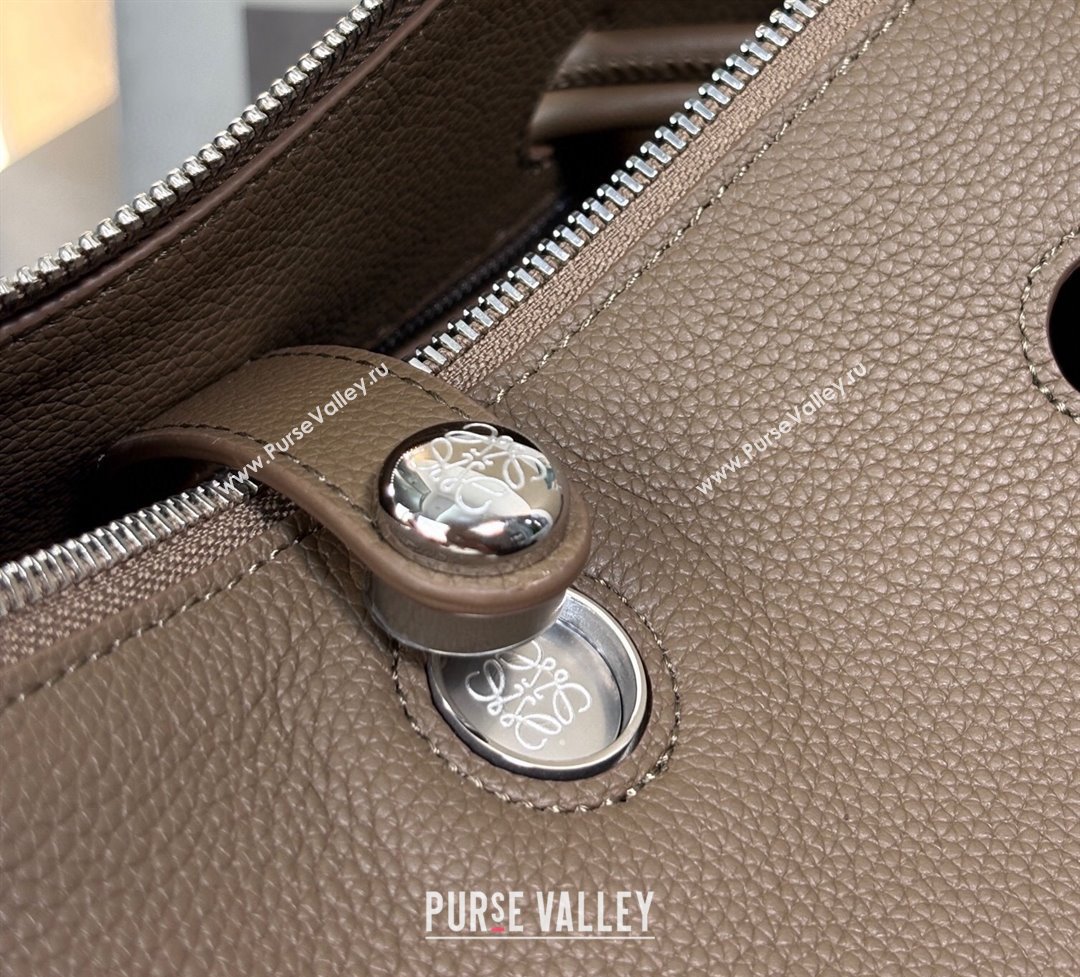 Loewe Small Madrid bag in supple calfskin Taupe 2025 012452 (nana-250925042)