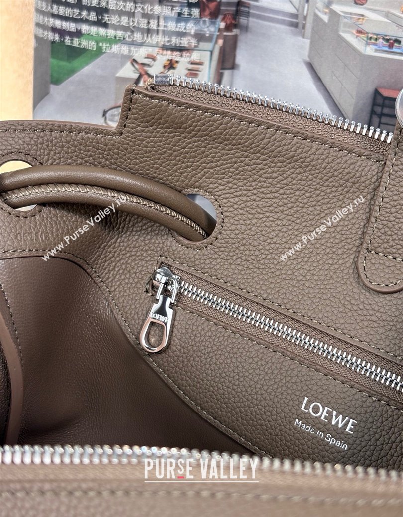 Loewe Small Madrid bag in supple calfskin Taupe 2025 012452 (nana-250925042)