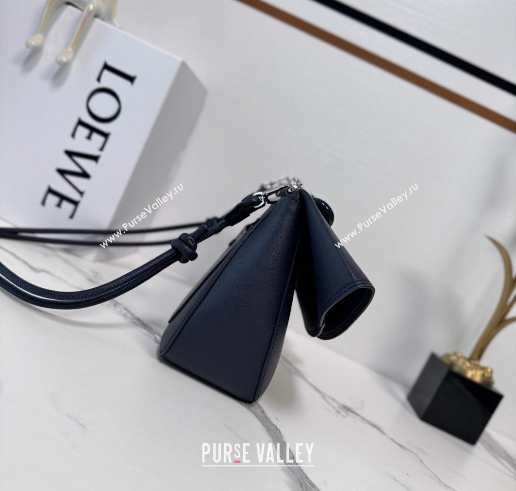 Loewe Medium Ola bag in smooth calfskin Blue 2025 012518 (nana-250925045)