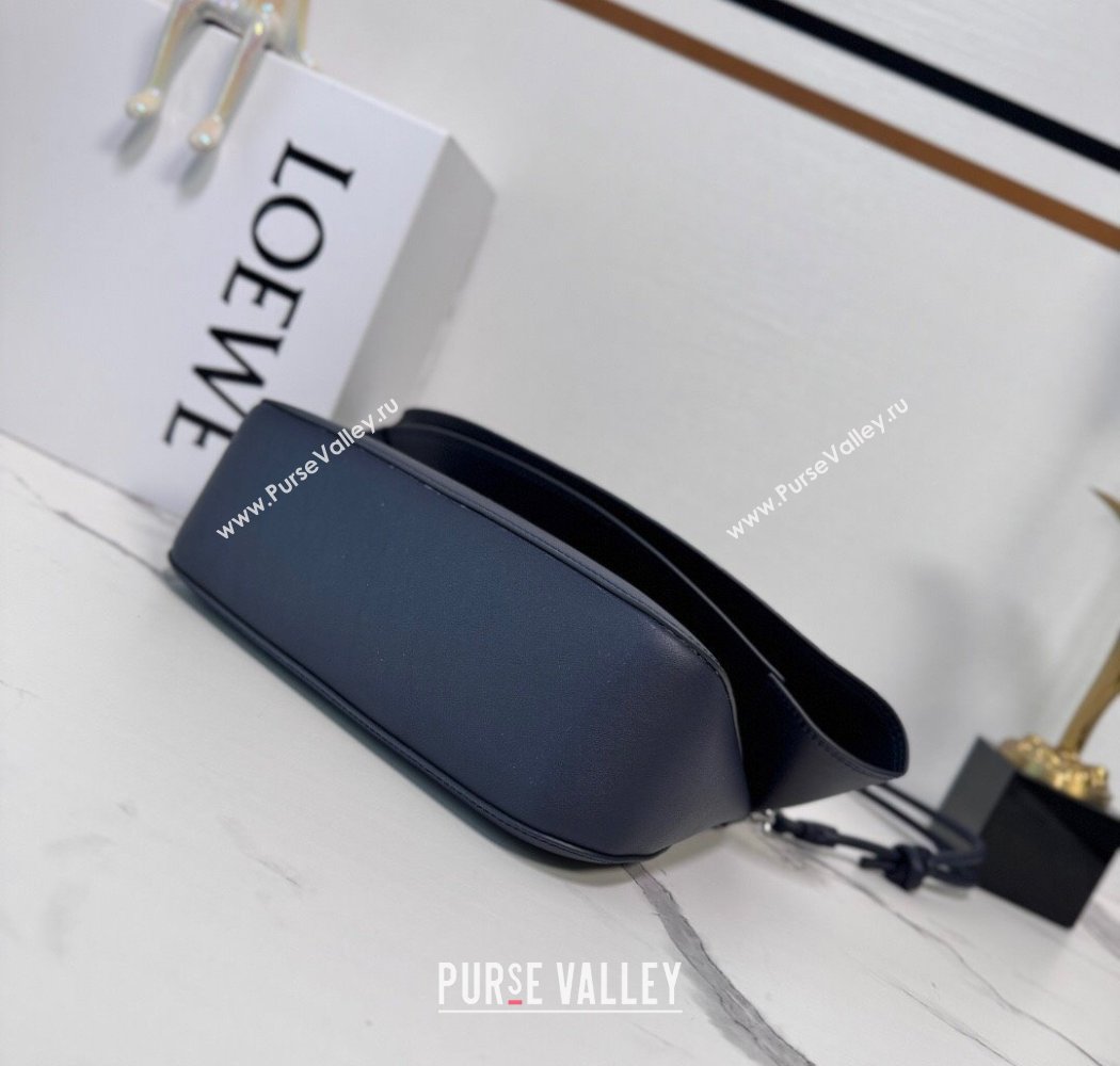 Loewe Medium Ola bag in smooth calfskin Blue 2025 012518 (nana-250925045)