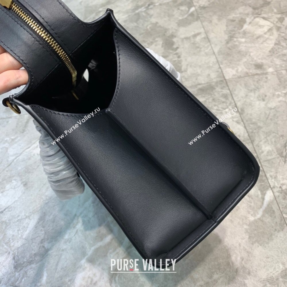 Balenciaga Neo Classic Small Top Handle Bag in Smooth Calfskin Black/Gold 2020 (JM-21010435)