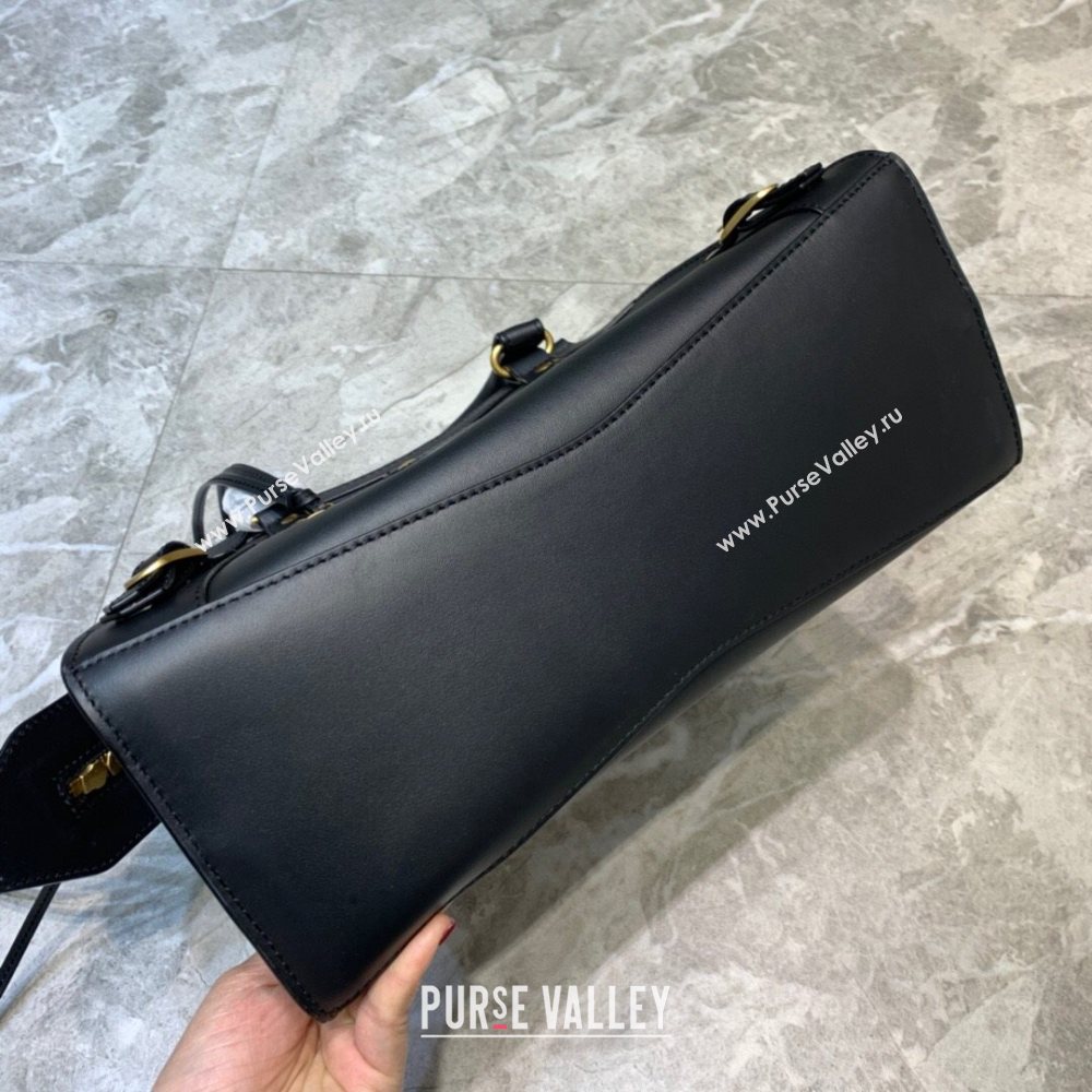 Balenciaga Neo Classic Small Top Handle Bag in Smooth Calfskin Black/Gold 2020 (JM-21010435)