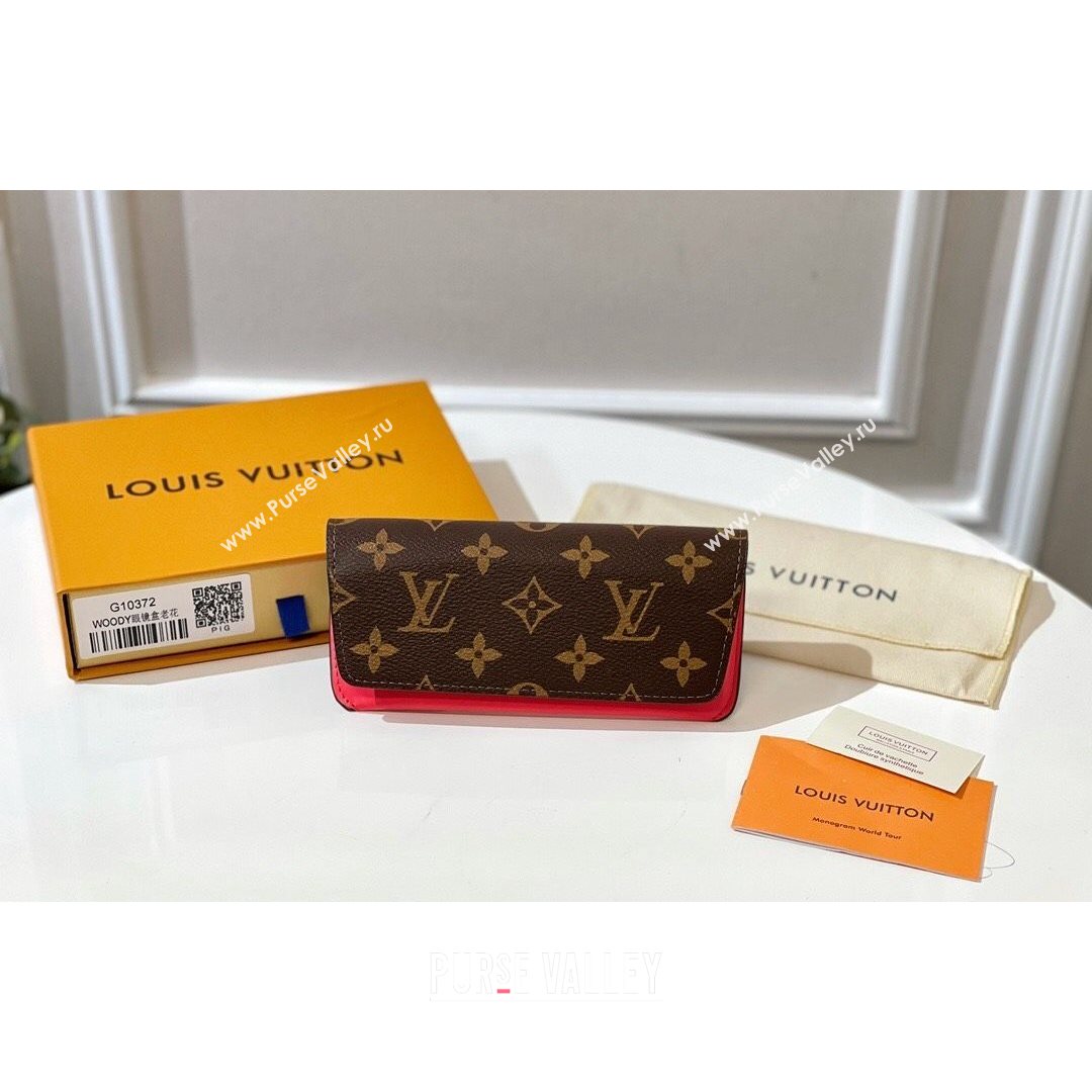 Louis Vuitton Woody Glasses Case Monogram Canvas /Red 2021 (HY-21082103)