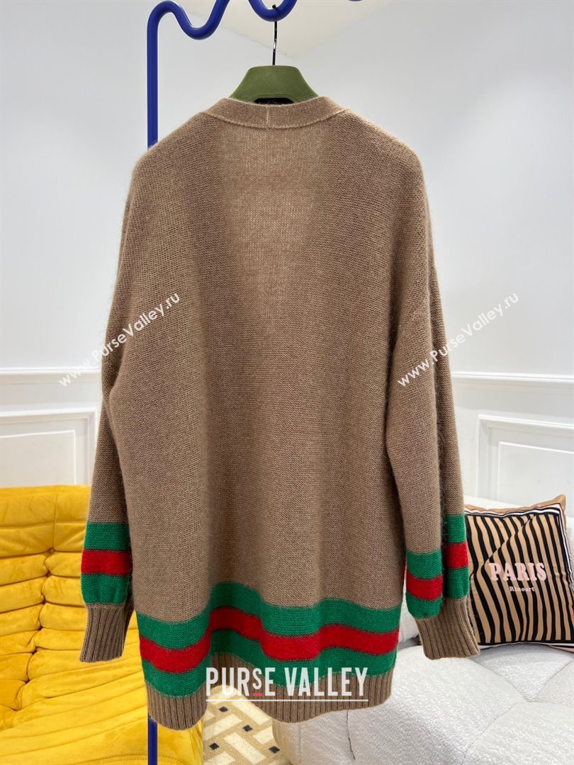 Gucci Knit Cardigan G102017 Brown 2023 (Q-23102014)