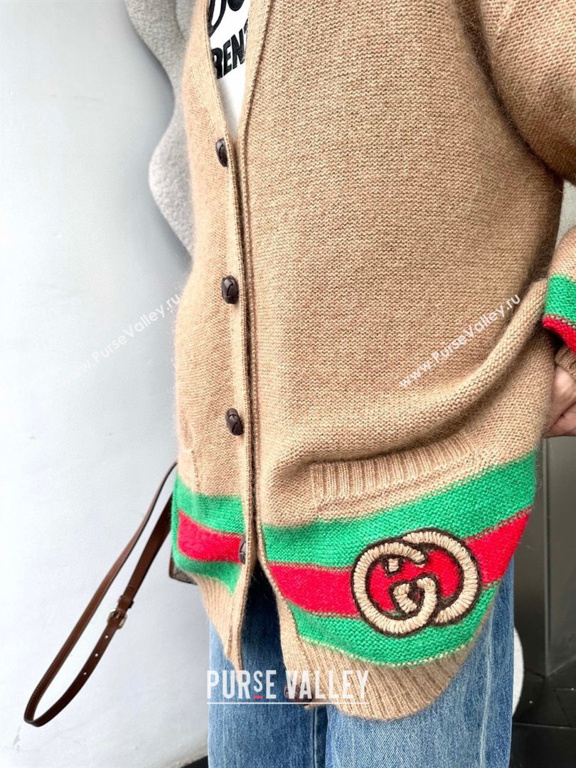 Gucci Knit Cardigan G102017 Brown 2023 (Q-23102014)