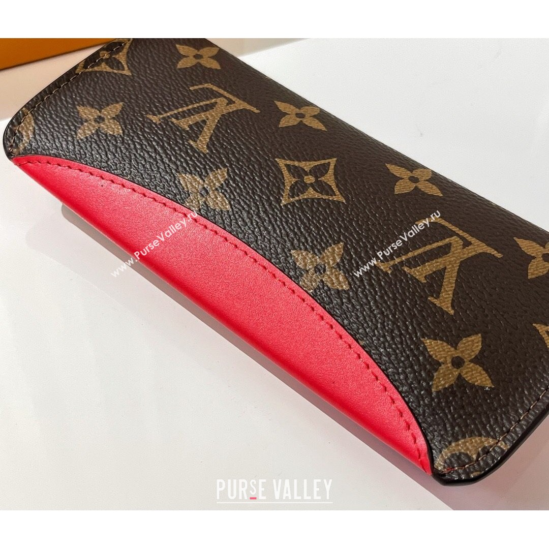 Louis Vuitton Woody Glasses Case Monogram Canvas /Red 2021 (HY-21082103)