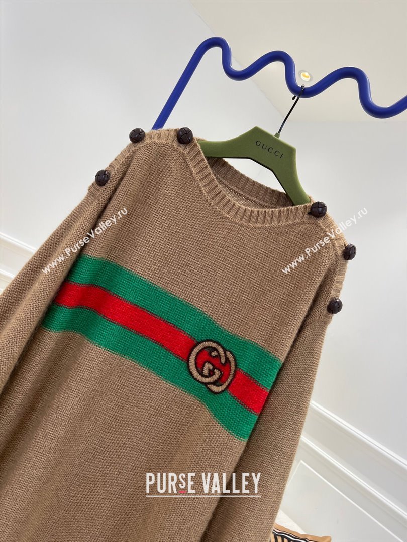 Gucci Knit Sweater G102017 Brown 2023 (Q-23102017)