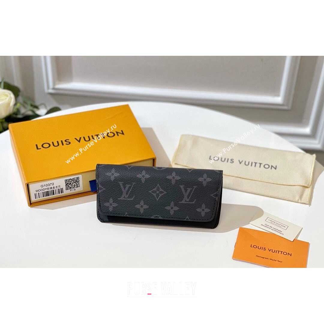 Louis Vuitton Woody Glasses Case Monogram Eclipse Canvas/Black 2021 (HY-21082105)