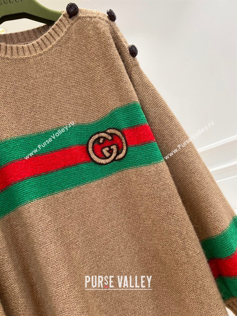 Gucci Knit Sweater G102017 Brown 2023 (Q-23102017)