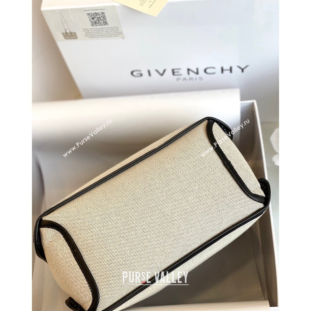 Givenchy Mini Bond White Canvas Tote bag Black 2021 (YS-21091323)