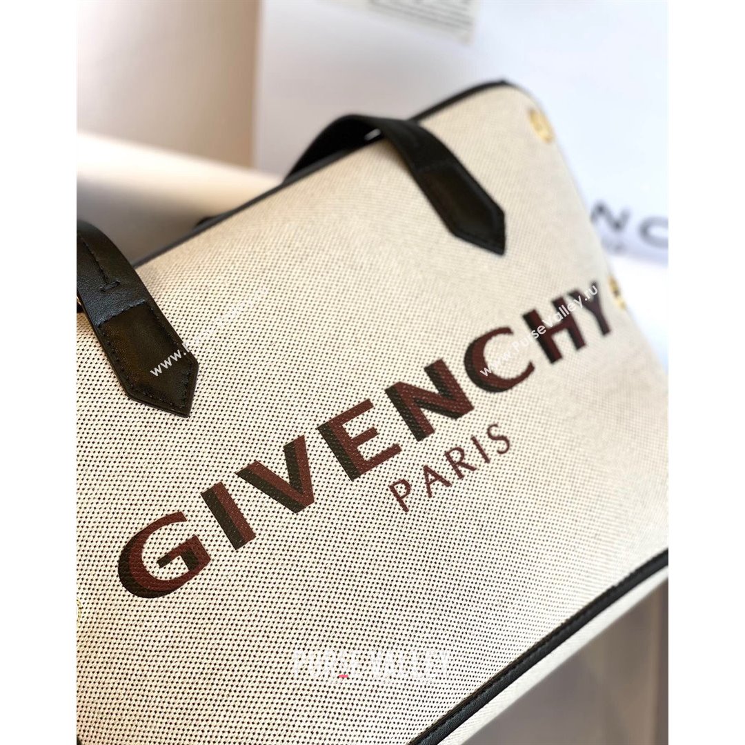 Givenchy Mini Bond White Canvas Tote bag Black 2021 (YS-21091323)