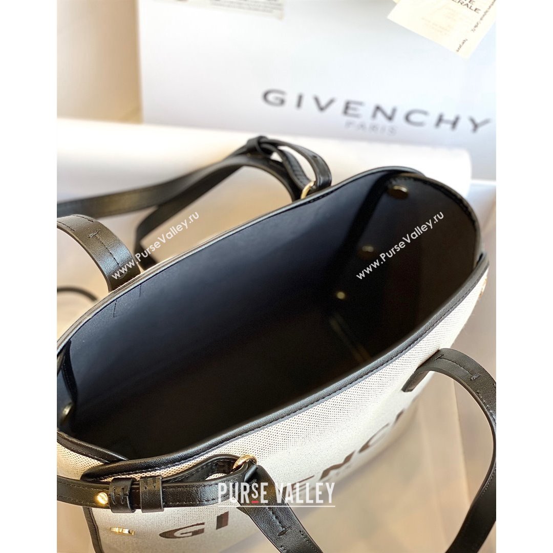 Givenchy Mini Bond White Canvas Tote bag Black 2021 (YS-21091323)