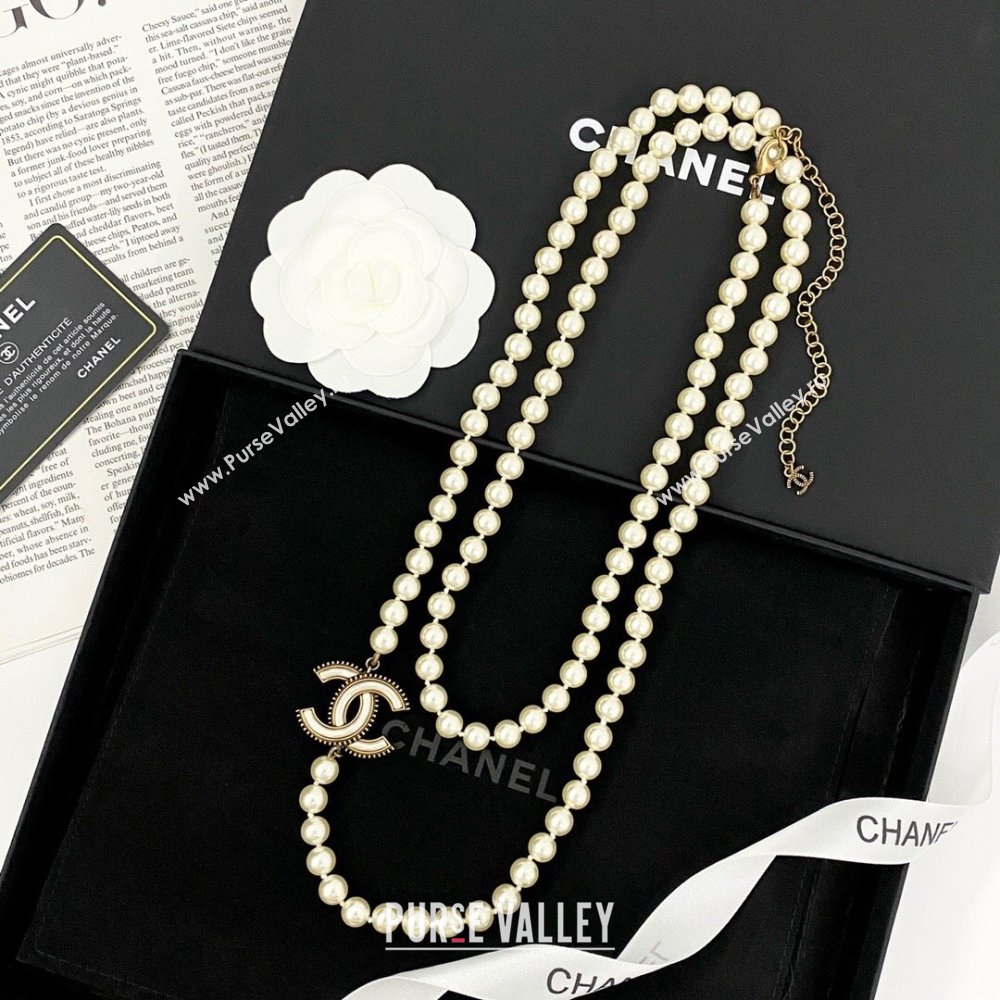 Chanel Pearls Long Necklace CH111921 2024 (YF-24111921)