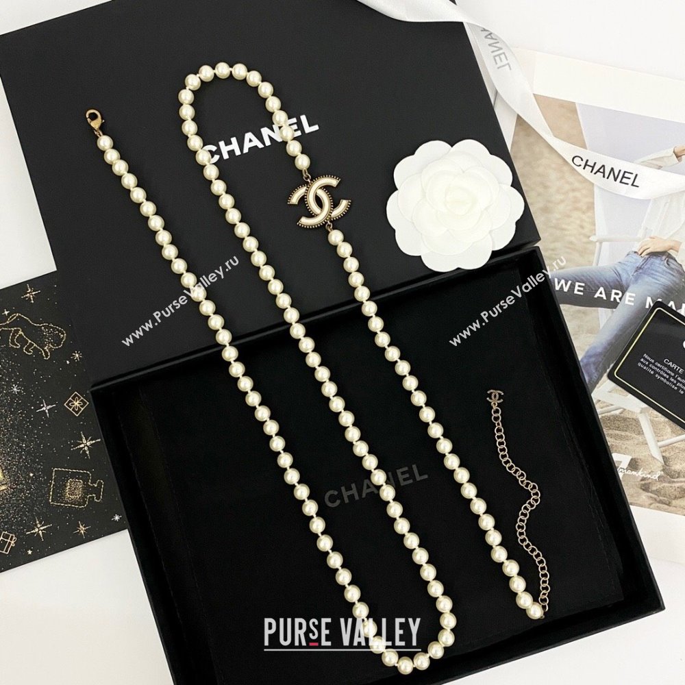 Chanel Pearls Long Necklace CH111921 2024 (YF-24111921)