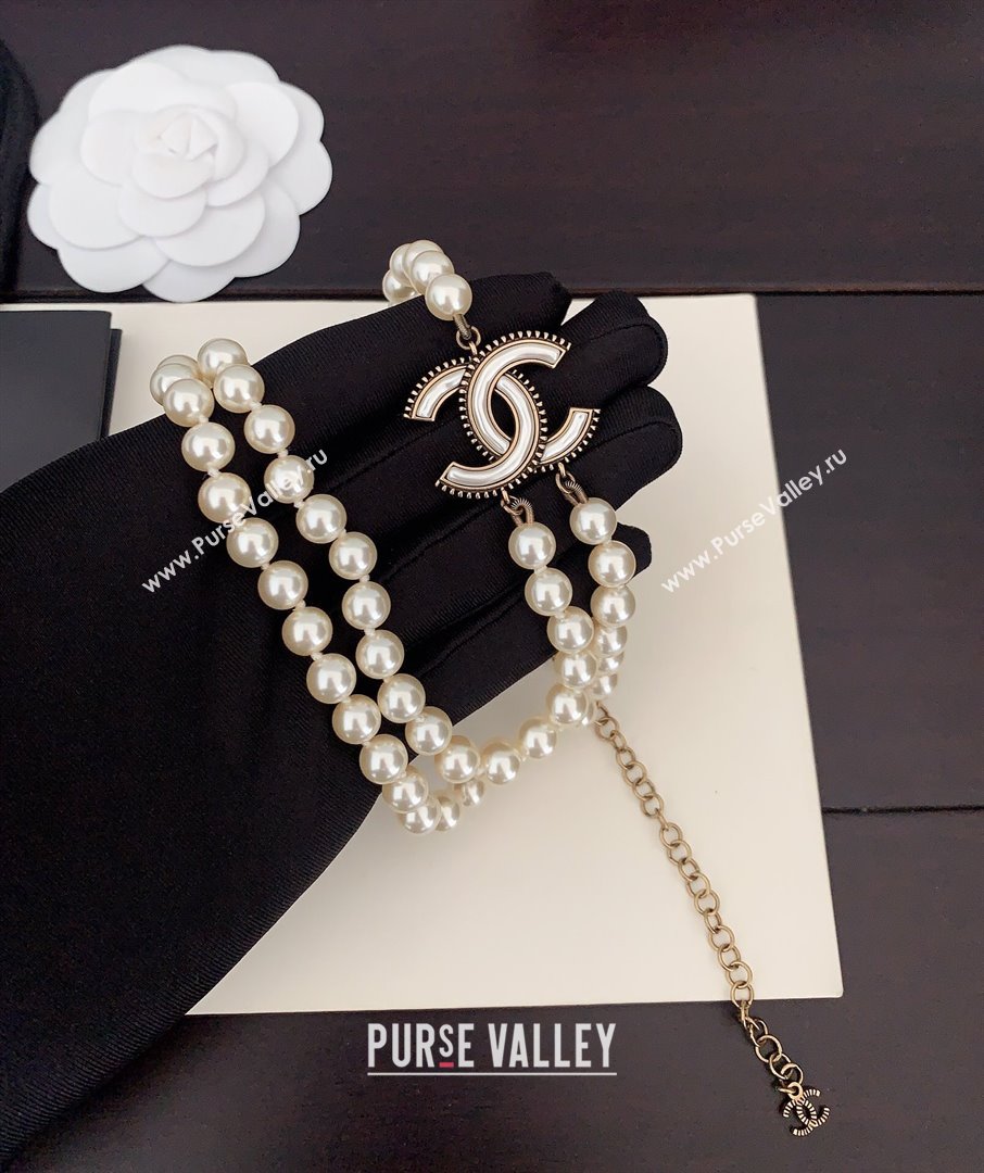 Chanel Pearls Short Necklace CH111923 2024 (YF-24111923)