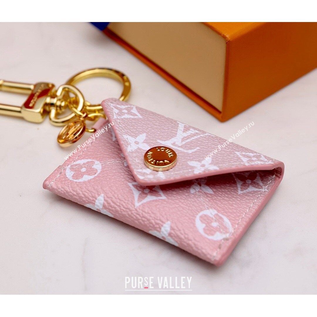 Louis Vuitton Kirigami Pouch Bag Charm and Key Holder Gradient Monogram Canvas Pink 2021 (HY-21082114)
