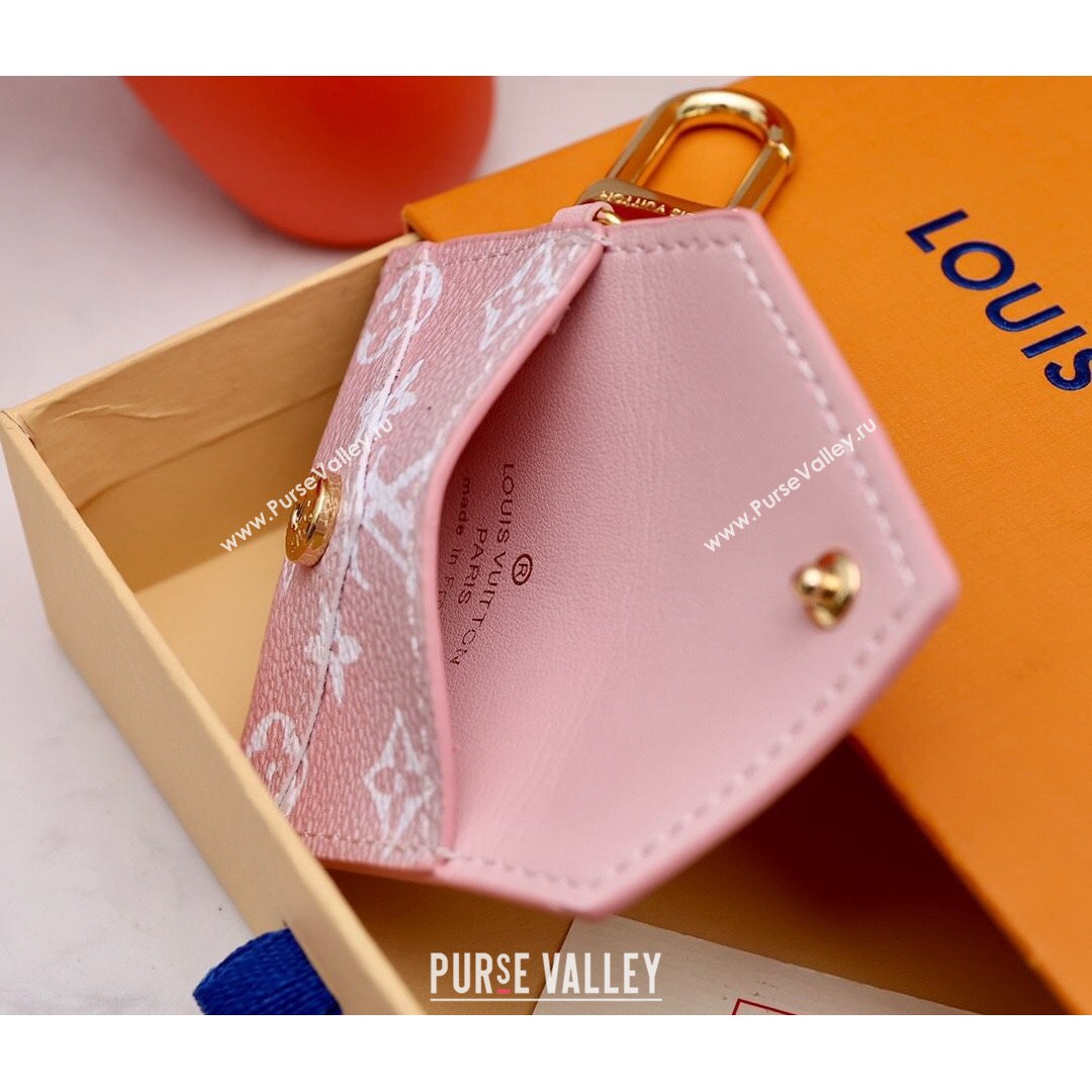 Louis Vuitton Kirigami Pouch Bag Charm and Key Holder Gradient Monogram Canvas Pink 2021 (HY-21082114)