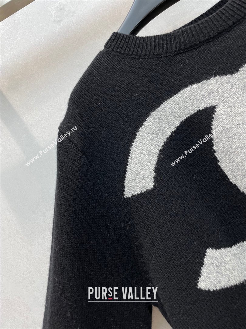 Chanel Cashmere Wool Sweater CH102040 Black 2023 (Q-23102041)