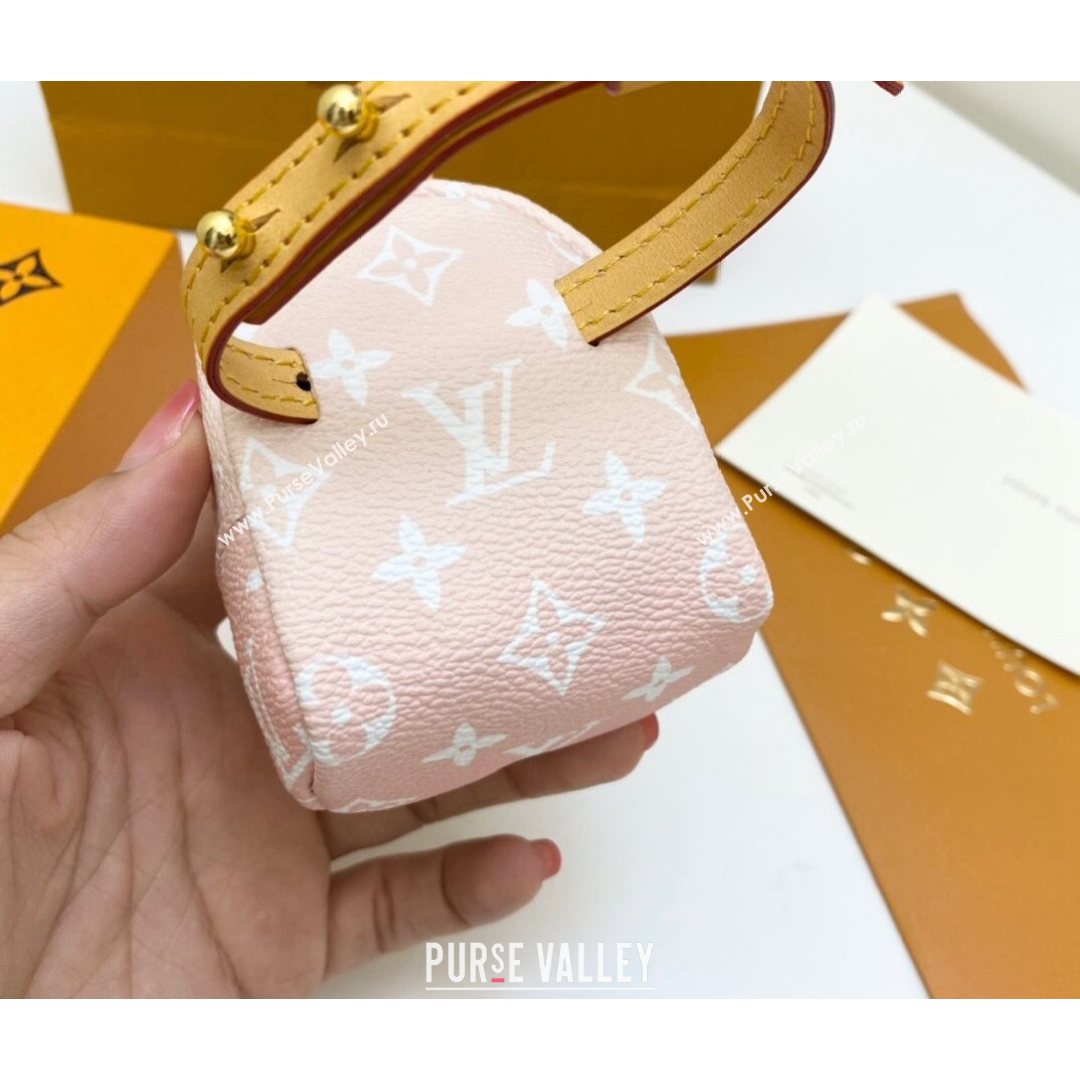 Louis Vuitton Gradient Monogram Canvas Mini Wrist Backpack Bag Pink 2021 (HY-21082301)