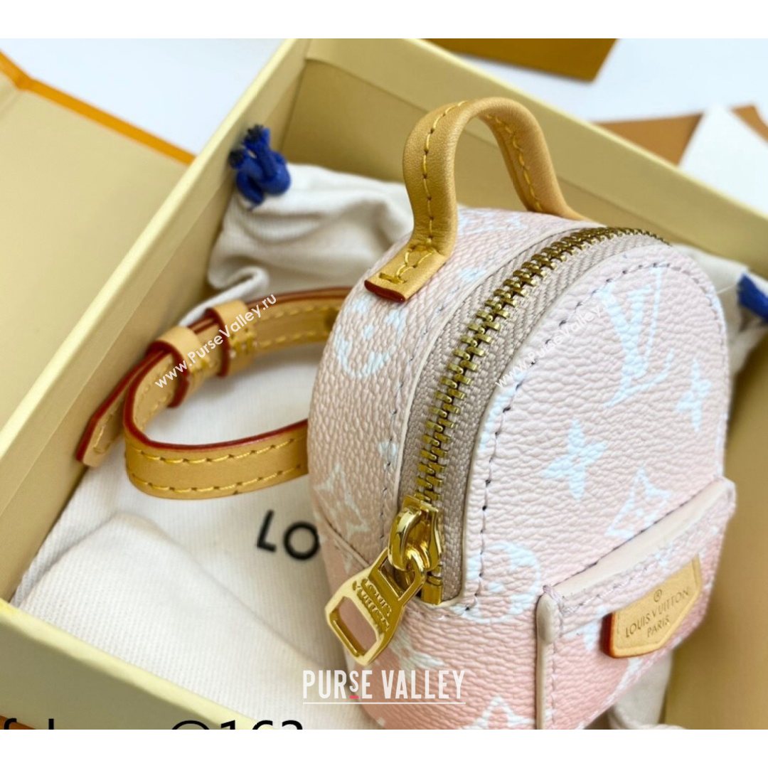 Louis Vuitton Gradient Monogram Canvas Mini Wrist Backpack Bag Pink 2021 (HY-21082301)