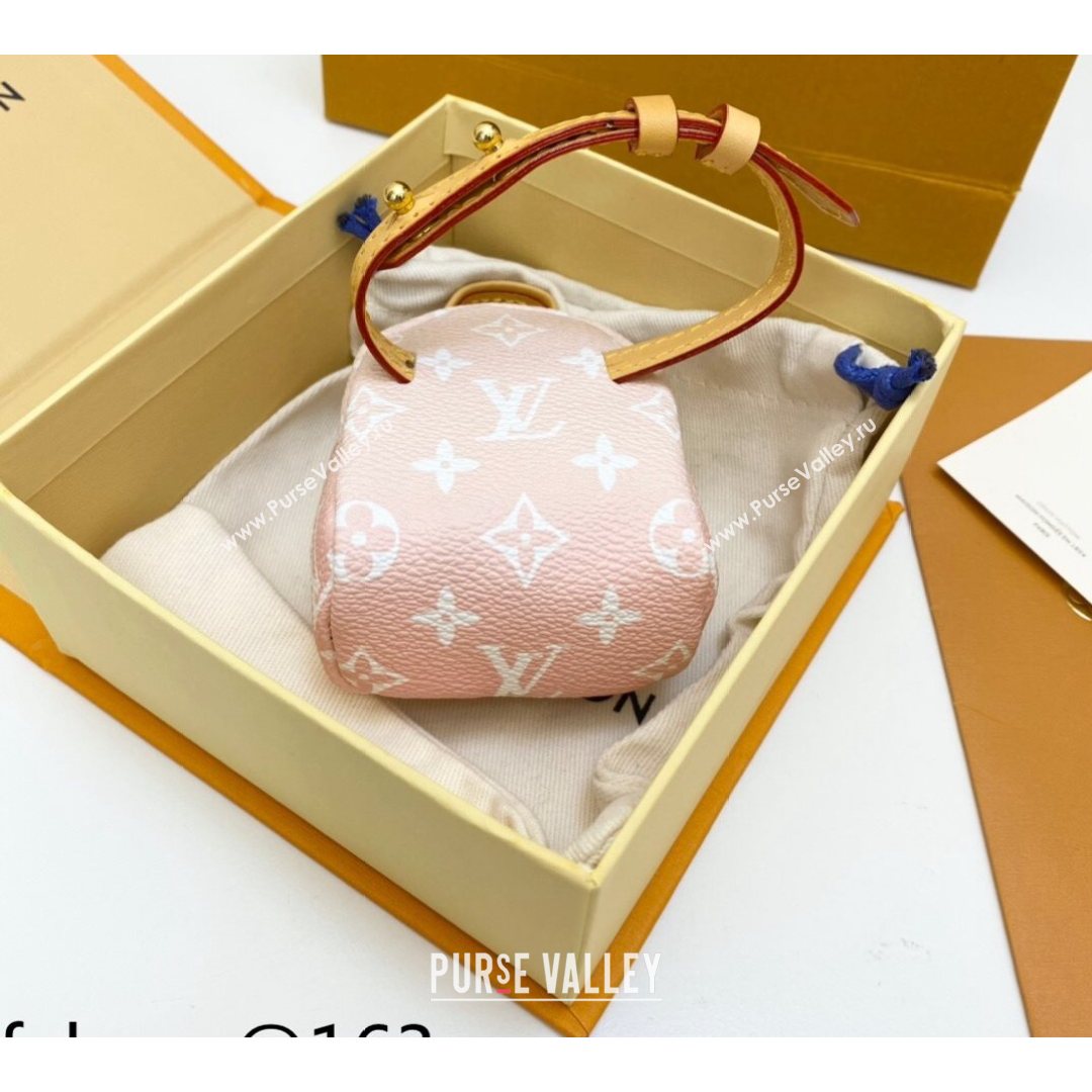 Louis Vuitton Gradient Monogram Canvas Mini Wrist Backpack Bag Pink 2021 (HY-21082301)