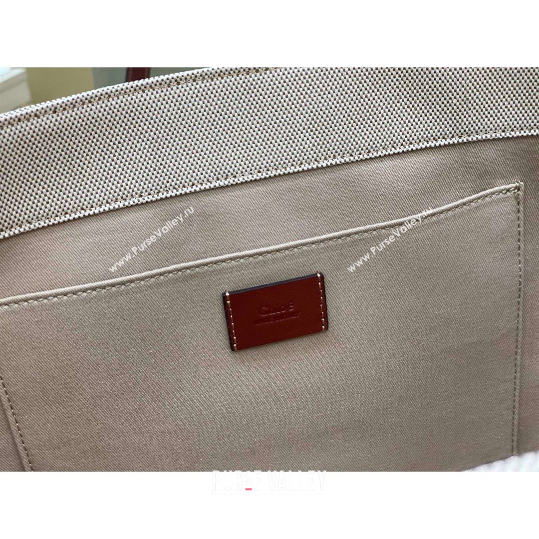 Chloe Large Corita Ken Canvas Tote bag 2021 (YS-21091335)