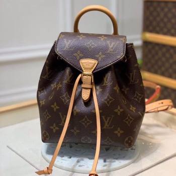 Louis Vuitton Montsouris BB Monogram Canvas Backpack bag M45502 Nude 2024 (KI-240925071)