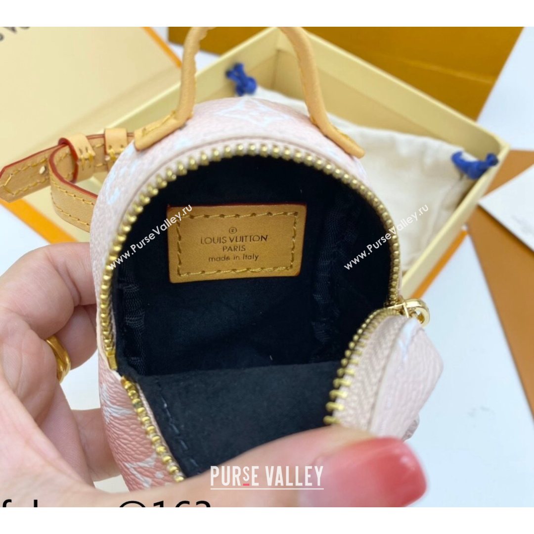 Louis Vuitton Gradient Monogram Canvas Mini Wrist Backpack Bag Pink 2021 (HY-21082301)