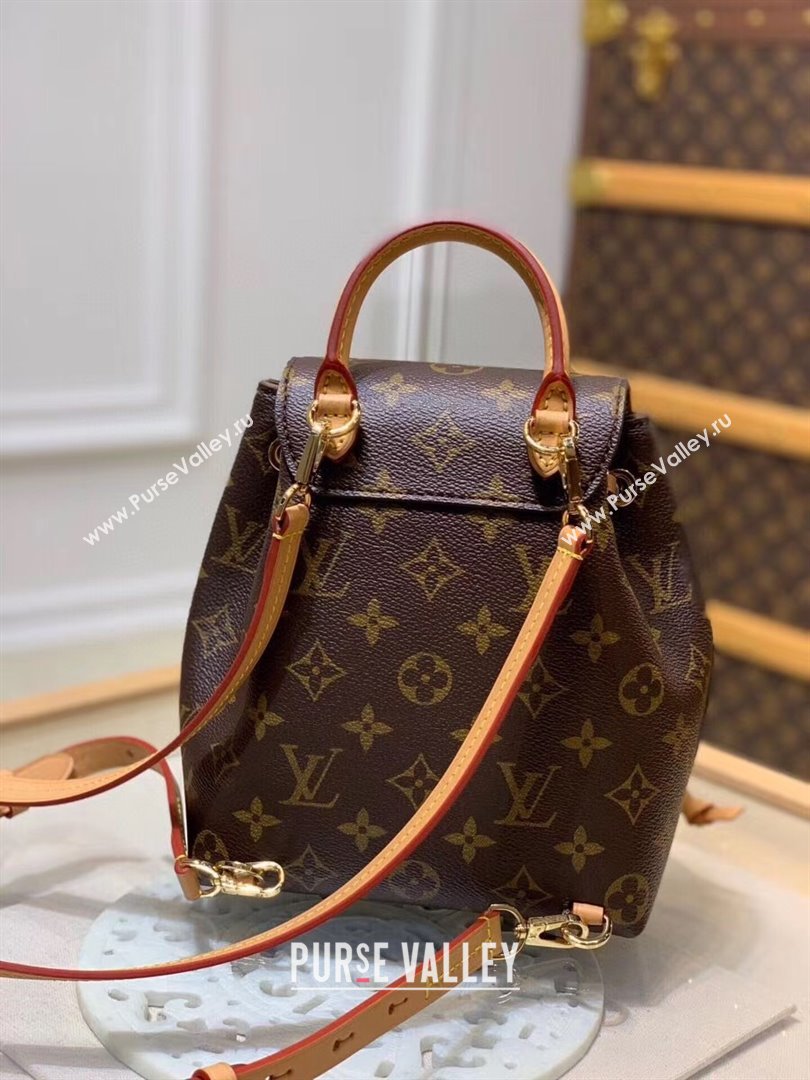 Louis Vuitton Montsouris BB Monogram Canvas Backpack bag M45502 Nude 2024 (KI-240925071)