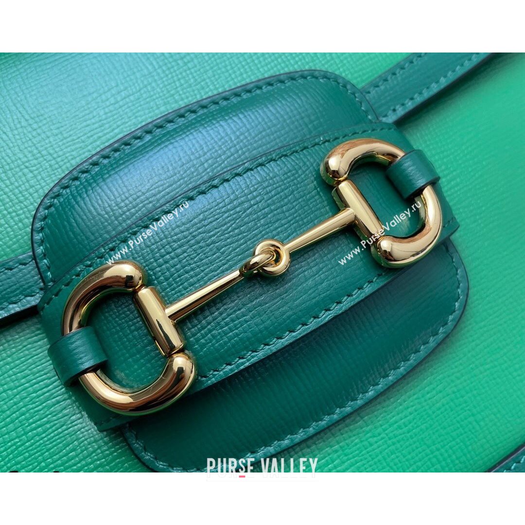 Gucci Horsebit 1955 Shoulder Bag 602204 Bright Green 2021 (DLH-21072605)