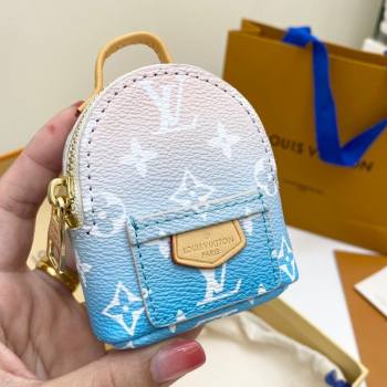 Louis Vuitton Gradient Monogram Canvas Mini Wrist Backpack Bag Blue 2021 (HY-21082303)