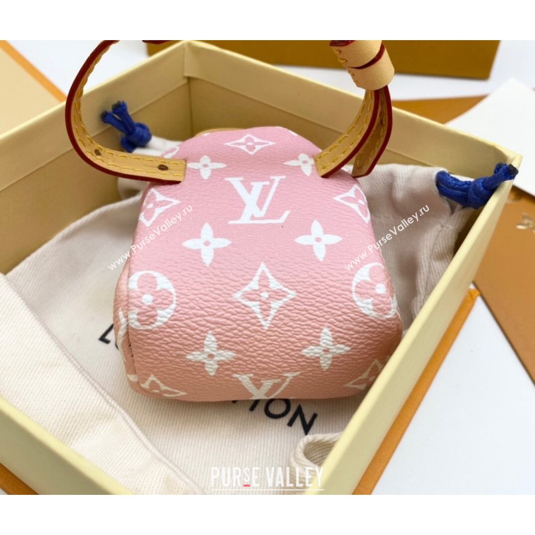 Louis Vuitton Monogram Canvas Mini Wrist Backpack Bag Light Pink 2021 (HY-21082304)