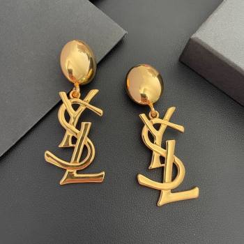 Saint Laurent Clip-on Earrings S042529 Gold 2024 (YF-24042529)