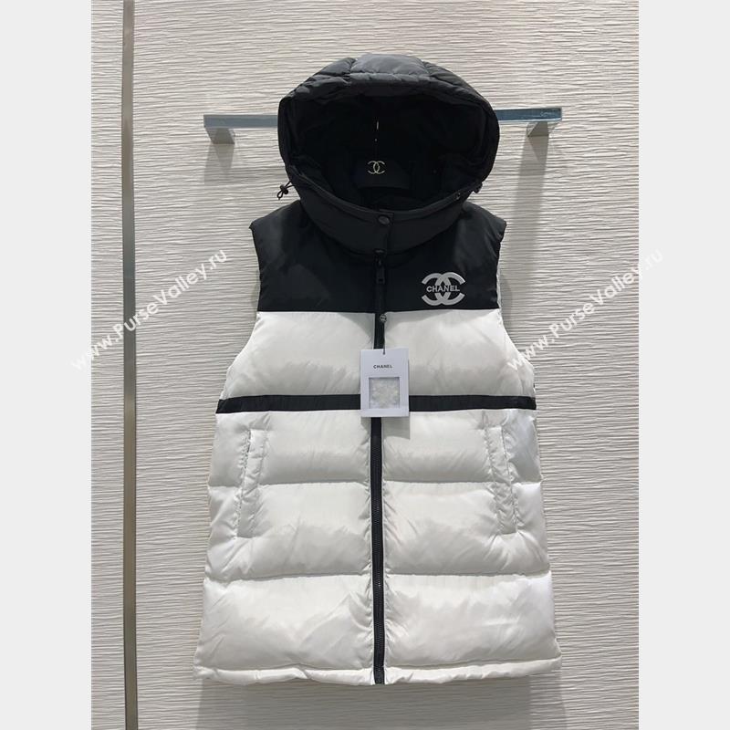 Chanel Down Vest CH102320 White 2023 (Q-23102320)