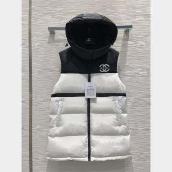 Chanel Down Vest CH102320 White 2023 (Q-23102320)