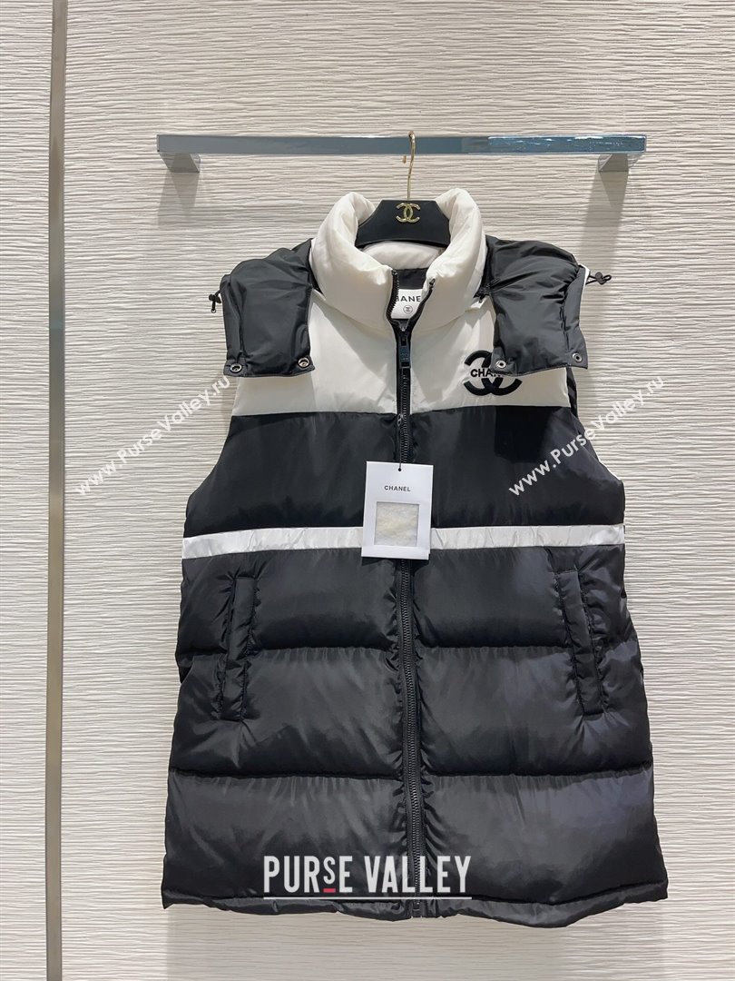 Chanel Down Vest CH102321 Black 2023 (Q-23102321)